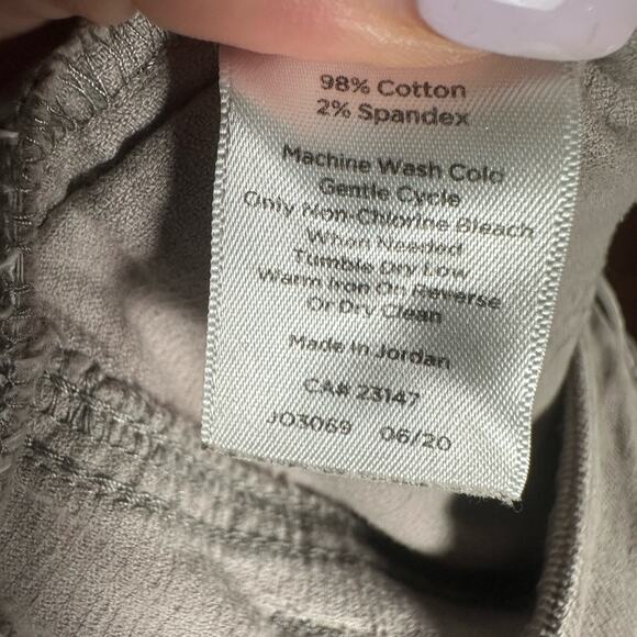 Talbots High-Waist Straight Leg Corduroy Pants Bundle Sz 4 Stretch Gray & Pink - Picture 13 of 16